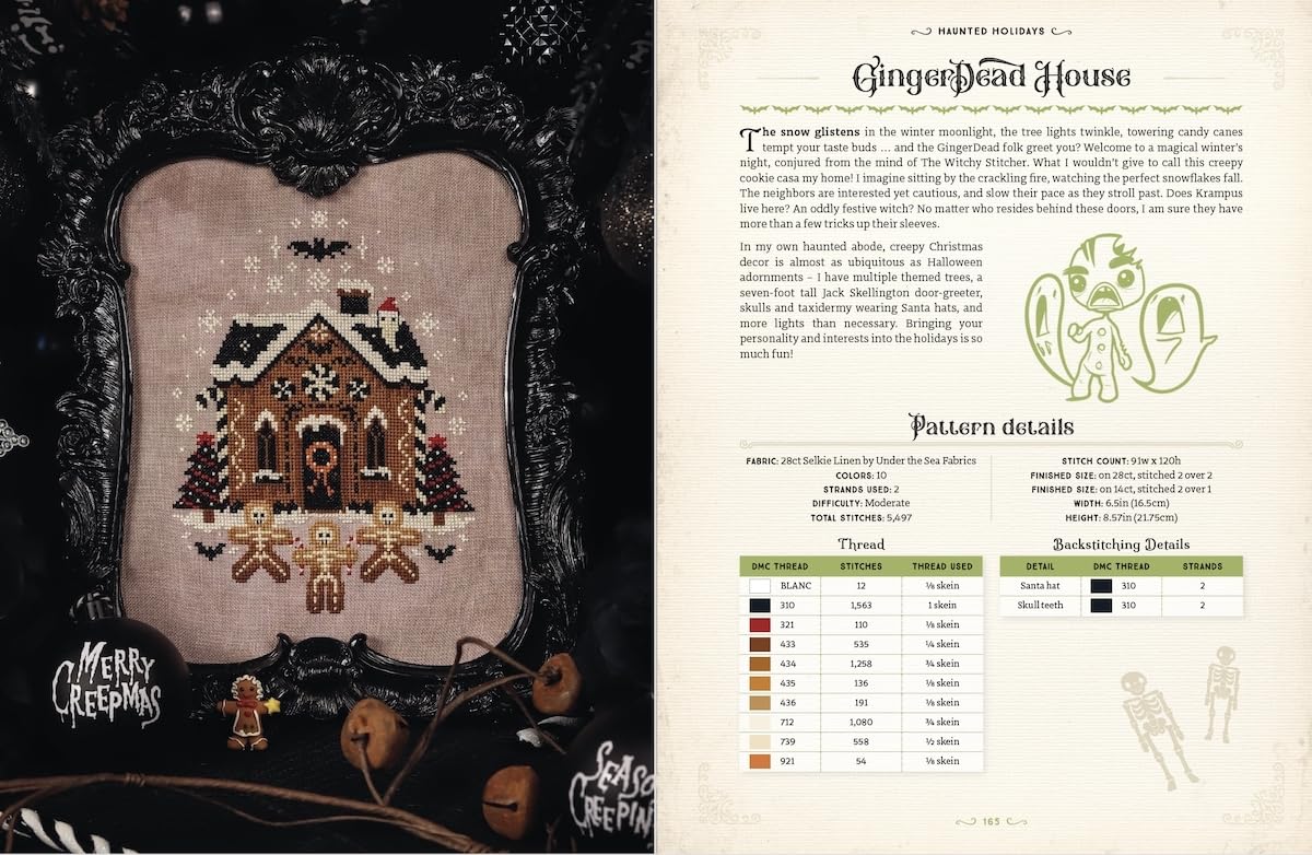 Witchy Stitching: 25 Patterns to Haunt Your Home - by The Witchy Stitcher