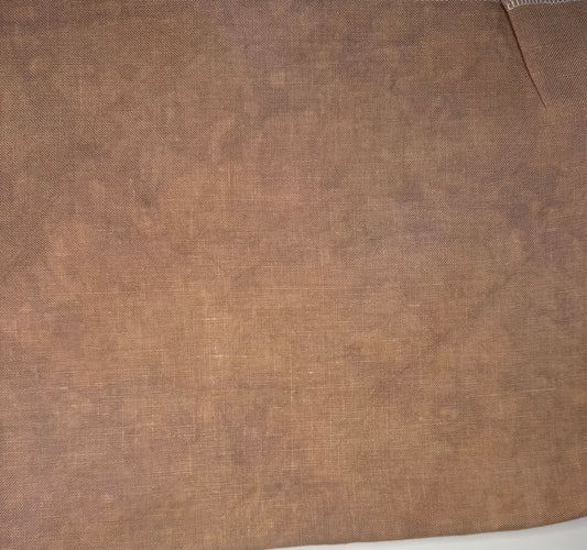 40 Count Newcastle Linen - Baked Clay - Fox and Rabbit