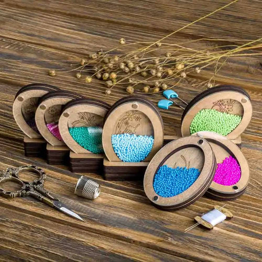 Egg Shaped Mini Bead Organizers