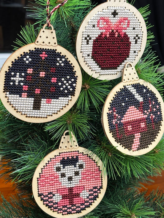 Pink Baubles - Paddock Lane Designs
