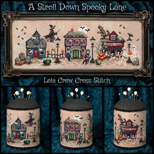 A Stroll Down Spooky Lane - Lola Crow - 2026 Needlework Marketplace PREORDER