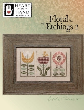 Floral Etchings 2 - Heart In Hand