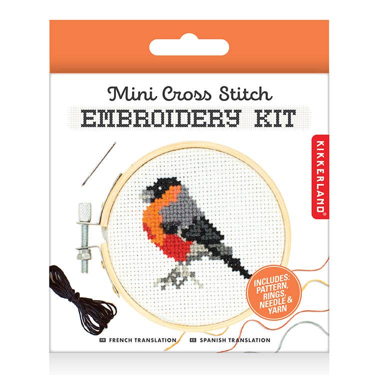 Bird Mini Cross Stitch Kit