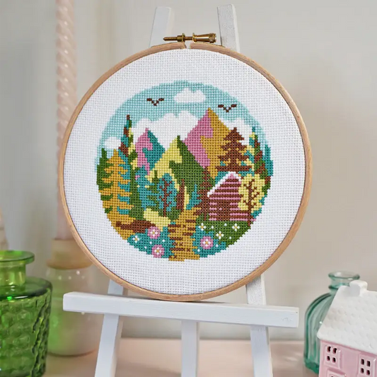 Forest Peaks - Caterpillar Cross Stitch Kit