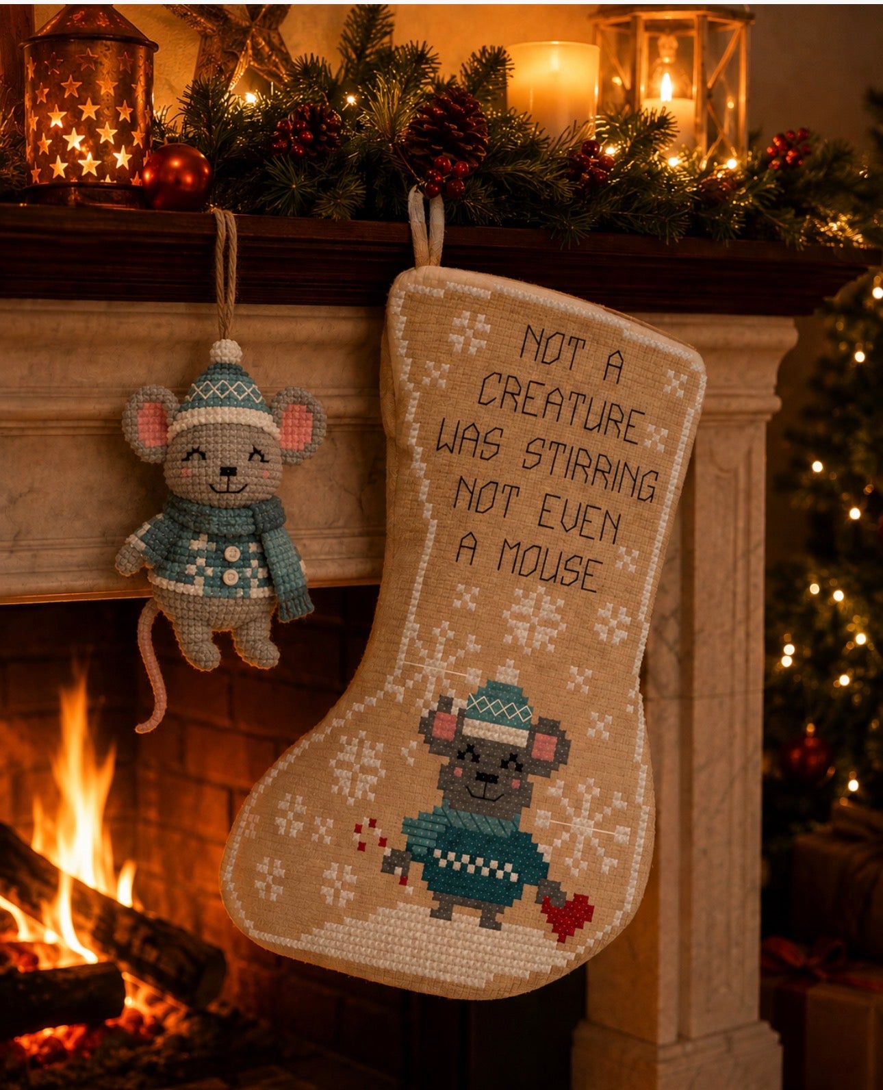 Not Even A Mouse - Stocking Series - Romy’s Creations - 2026 Needlework Marketplace PREORDER