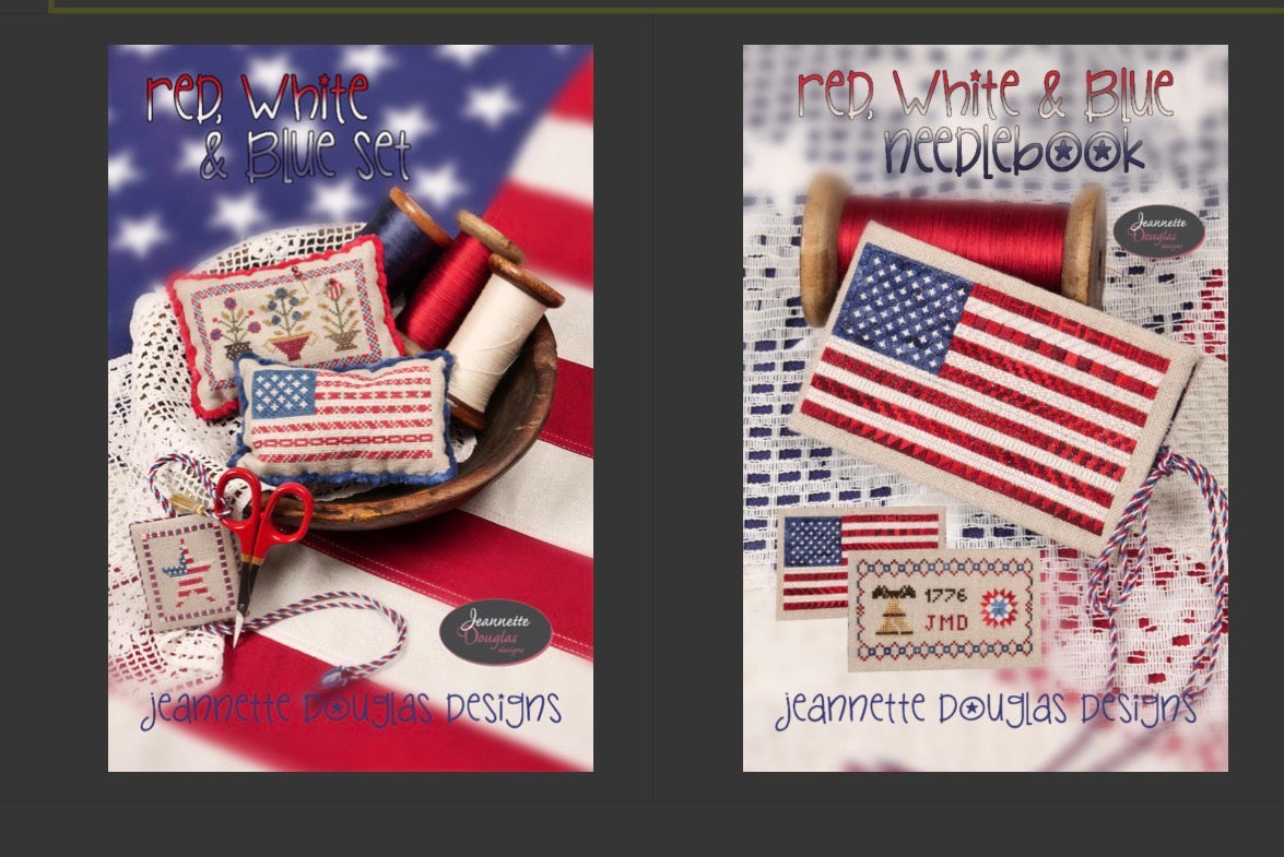 Patriotic Sampler 2 - Jeannette Douglas Designs - 2026 Nashville Needlework Market PREORDER