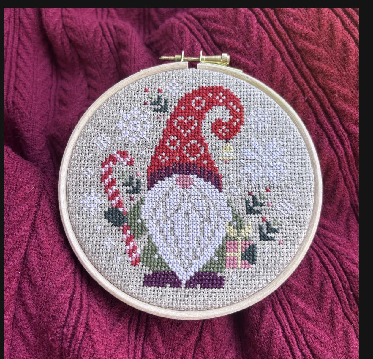 Christmas Gnome - Love Poppet - 2026 Needlework Marketplace PREORDER