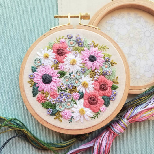 Wildflower Sampler Embroidery - Jessica Long Embroidery