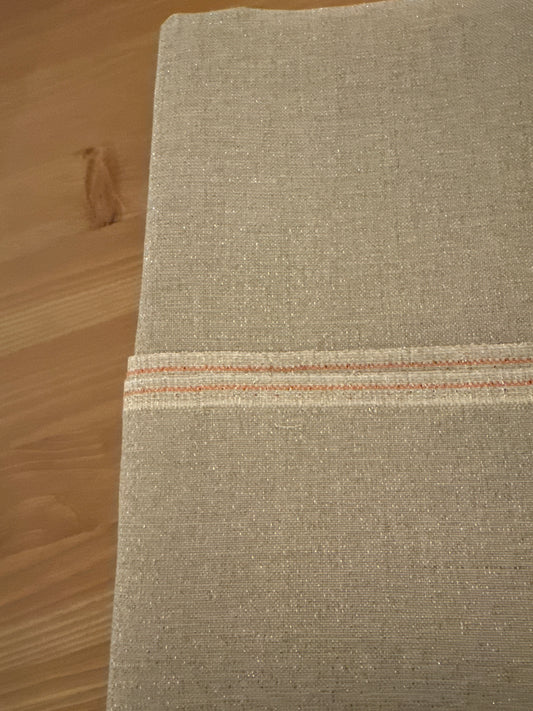 32 Count Belfast Raw with Gold Sparkles by Zweigart