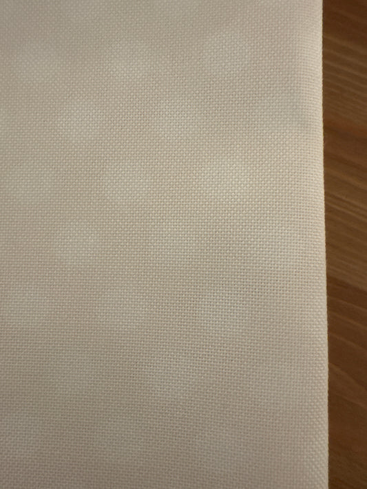 32 Count Evenweave White Polka Dots on Coconut Fabric by Fabric Flair