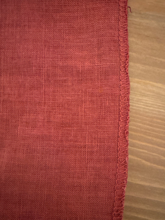 40 count Newcastle Linen - Aztec Red - Weeks Dye Works