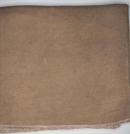 32 Count Belfast Linen - Baked Clay - Fox and Rabbit