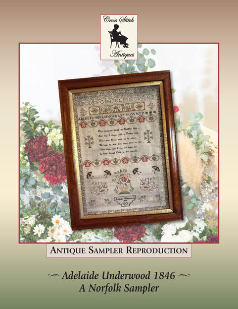 Adelaide Underwood 1846 - Cross Stitch Antiques  - 2026 Nashville Needlework Market PREORDER