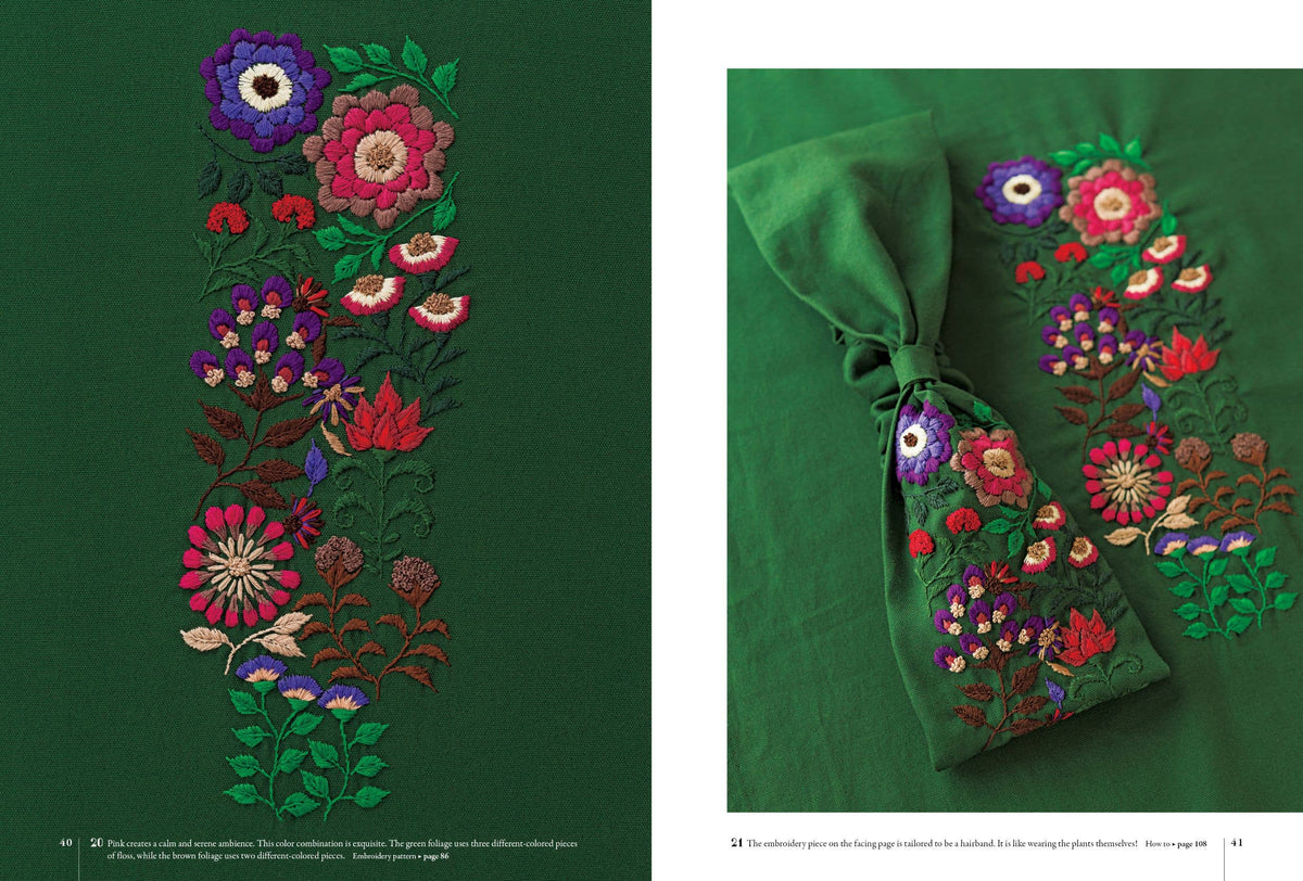 Embroidery Garden: Artful Designs Inspired by Nature Book