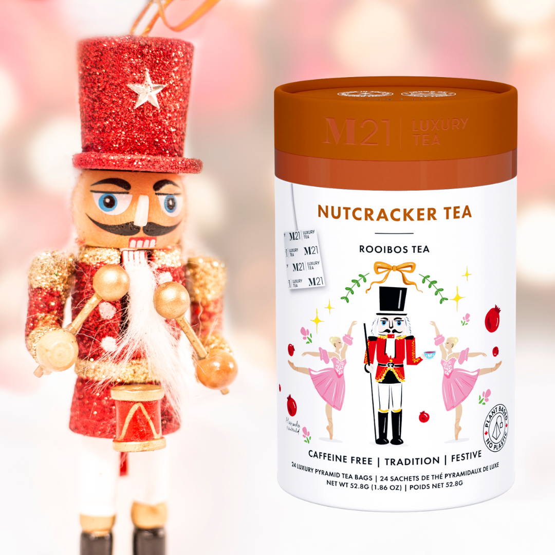 Nutcracker Luxury Herbal Tea - 24 Bag Canister -Tega Organic Tea