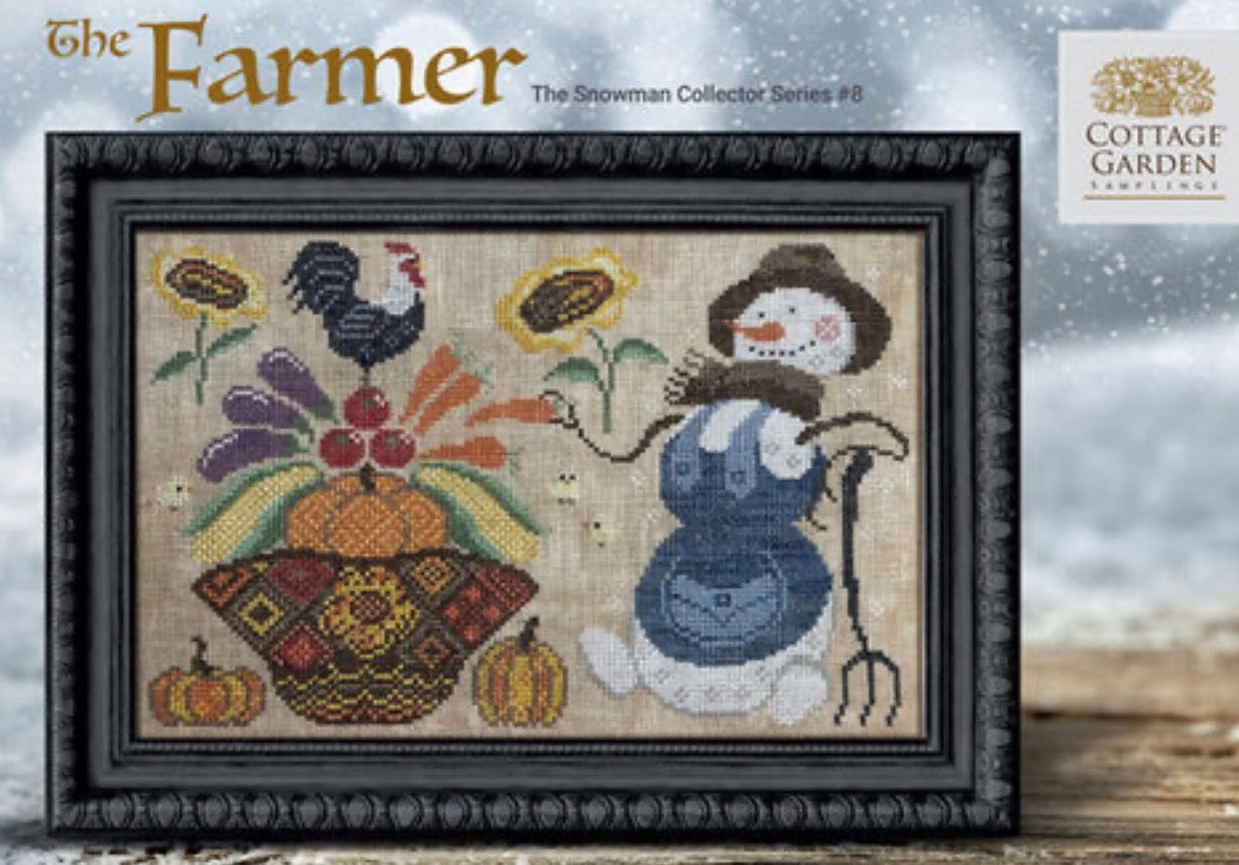 The Snowman Collector Pt 8 - The Farmer - Cottage Garden Samplings
