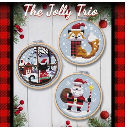 The Jolly Trio - Autumn Lane Stitchery