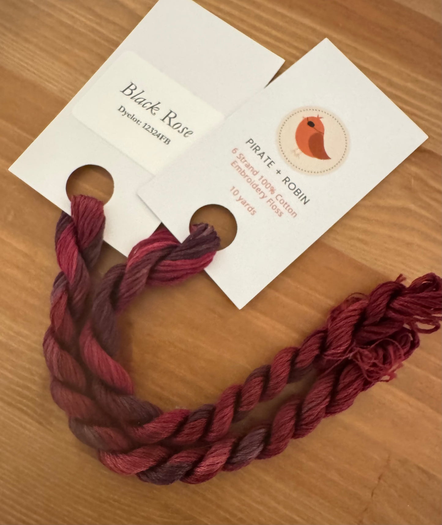 Black Rose - Pirate + Robin Floss