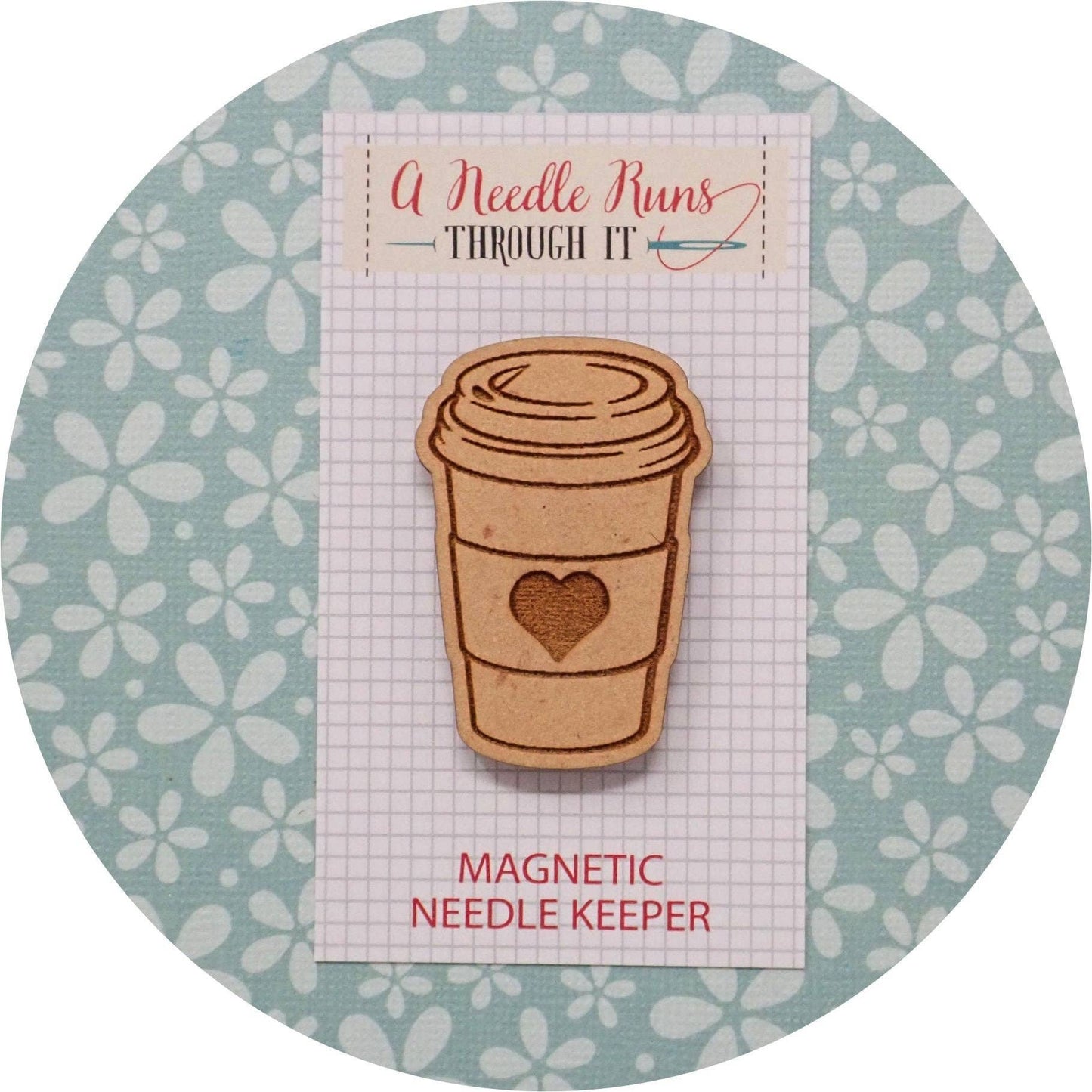 Coffee Cup needle minder