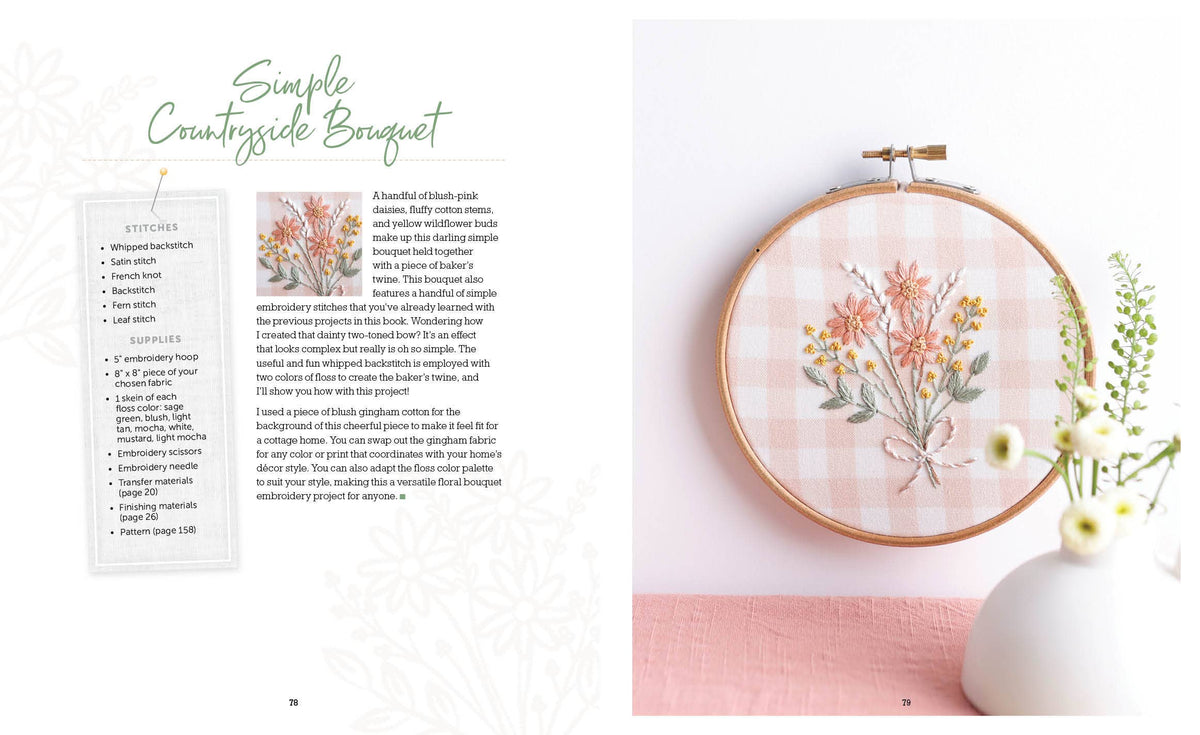 Cozy Stitches: 12 Calm & Creative Embroidery Projects Book