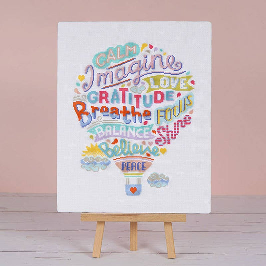 Positivity Lifts - Cross Stitch Kit
