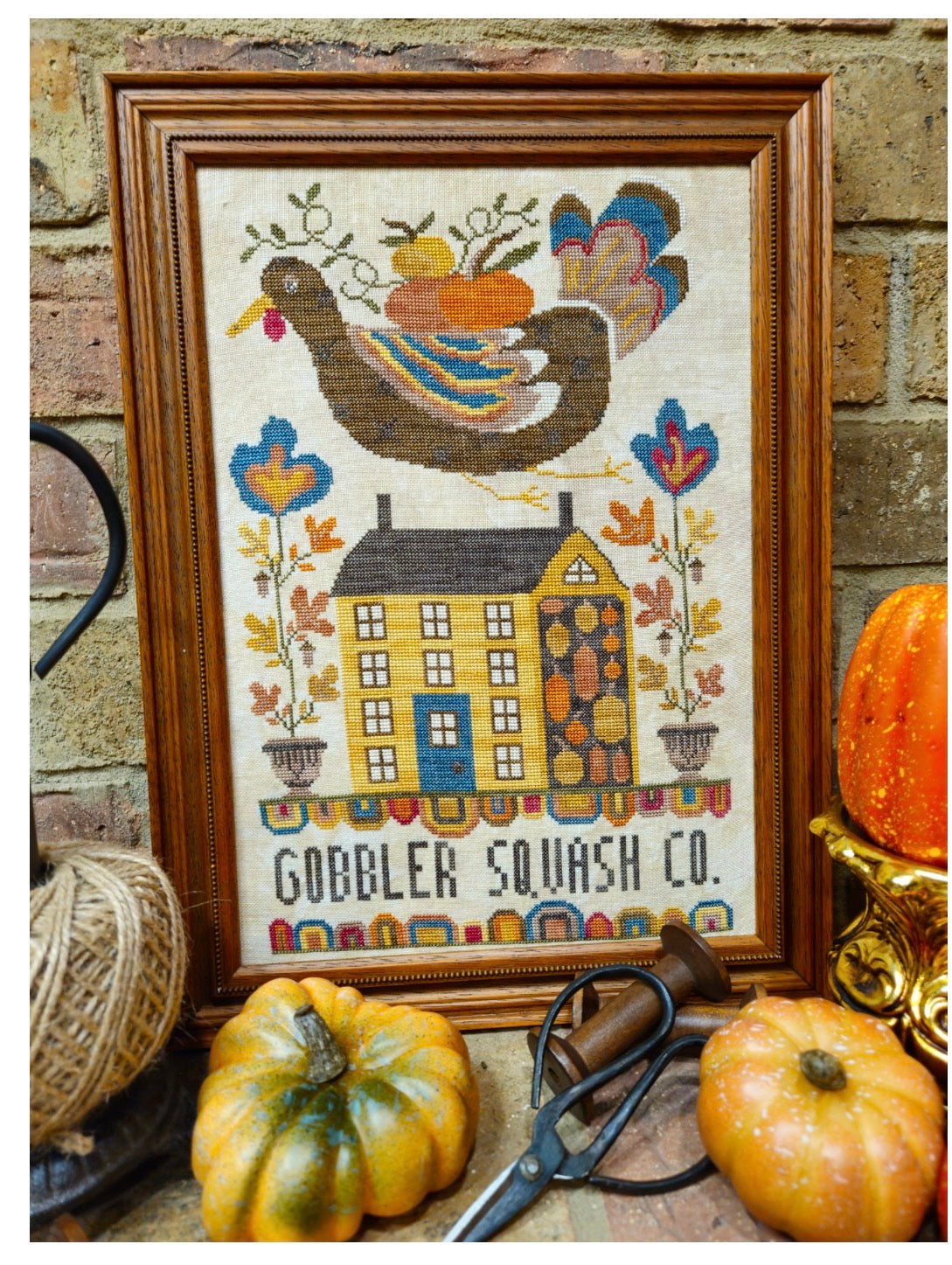 Gobbler Squash Co - Quaint Rose Needlearts - 2026 Needlework Marketplace PREORDER