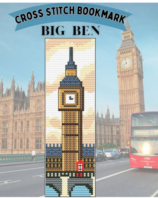 Big Ben Cross Stitch Bookmark Kit - Jumpseat Therapy