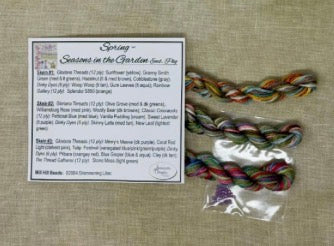 Spring - Seasons ﻿in the Garden Embellishment Pack - Jeannette Douglas Designs - 2026 Nashville Needlework Market PREORDER