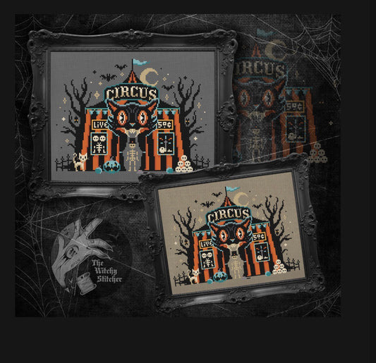 Vintage Halloween Big Top - The Witchy Stitcher