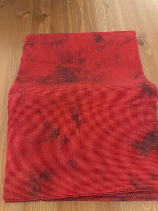 14 Count Aida - Deep Red - XJu Designs