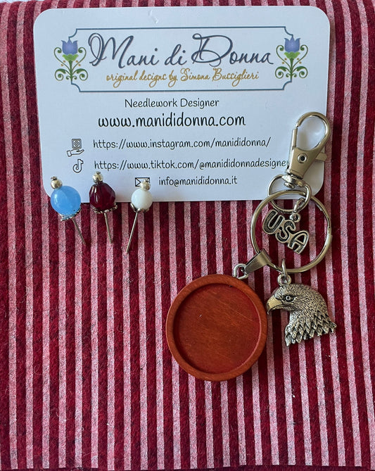 American Patriotic Accessories Pack - Mani di Donna