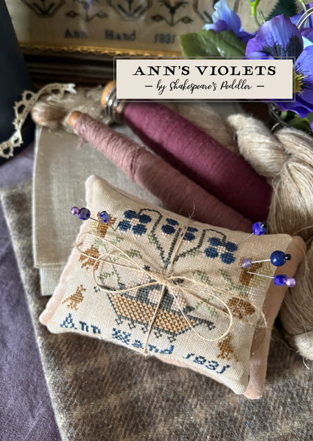Ann’s Violets Pattern Only - Shakespeare's Peddler