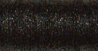 Black (4/005) - #4 Very Fine Metallic Braid - Kreinik