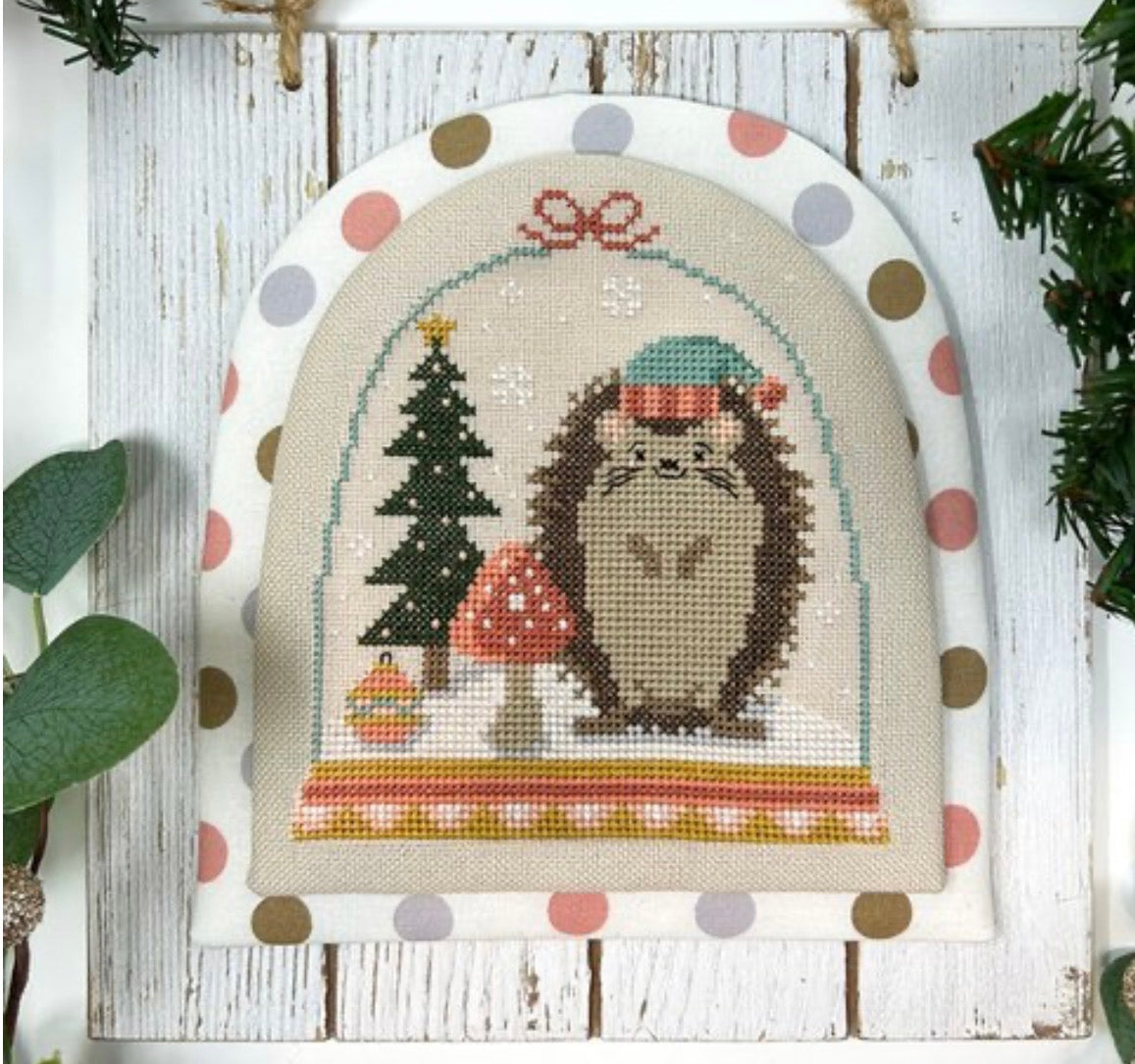 Winter Forest Snowglobe Part4 (Hedgehog ) - Tiny Modernist