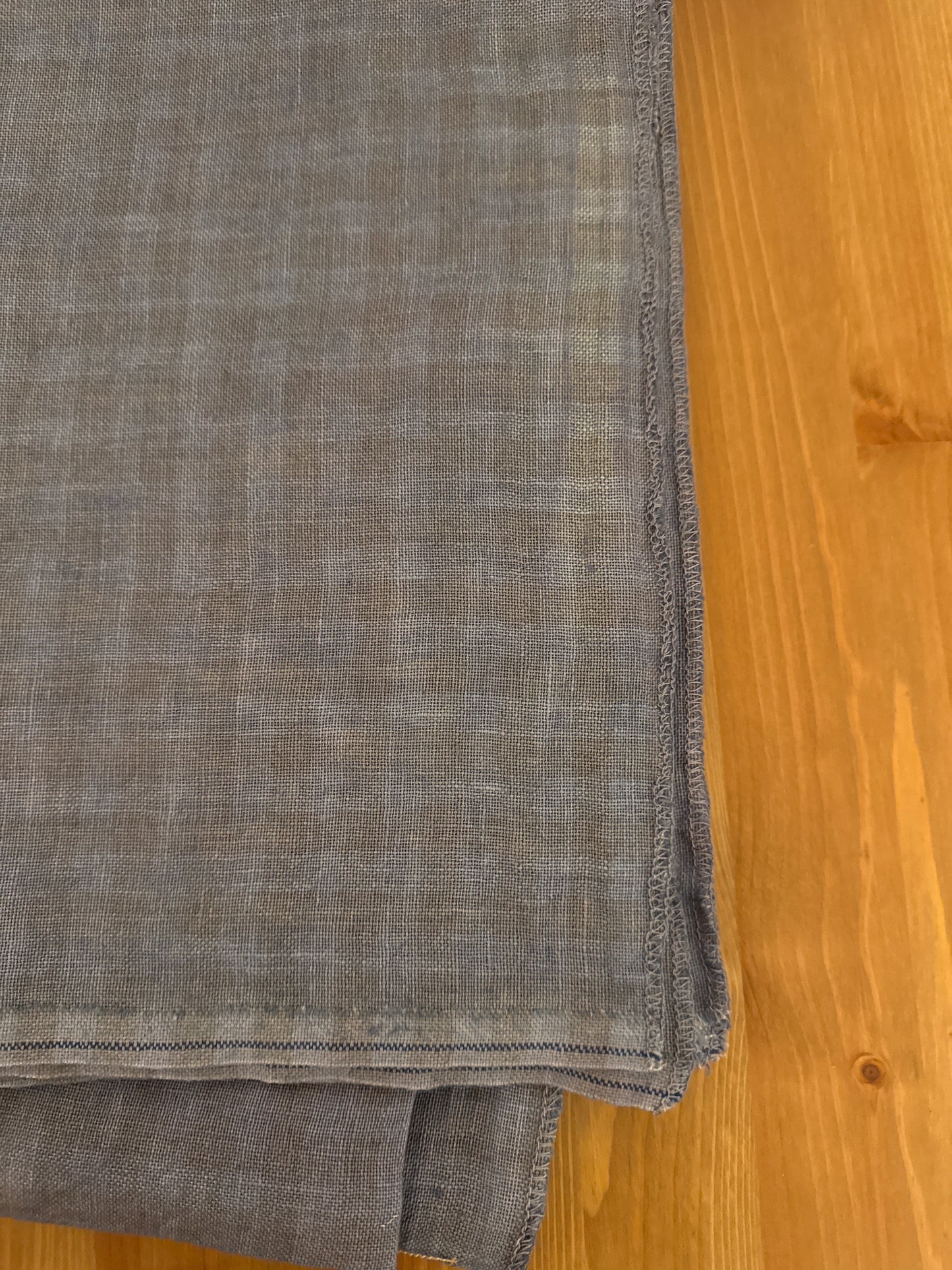 Gingham Linen - Blue Jeans - Weeks Dye Works