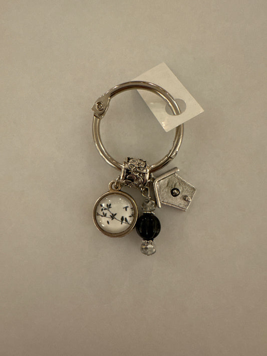 Birds on a Branch with Birdhouse Thread Keep - My Big Toe Designs