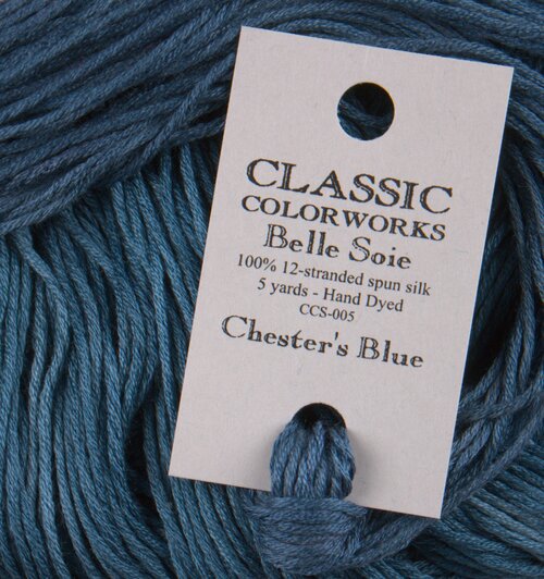 Chester's Blue (CCS-005) - Belle Soie Silk Floss