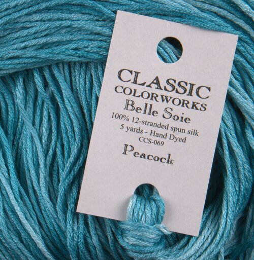 Peacock (CCS-069) - Belle Soie Silk Floss