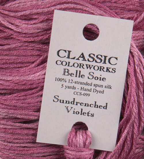 Sundrenched Violets - Belle Soie Silk Floss