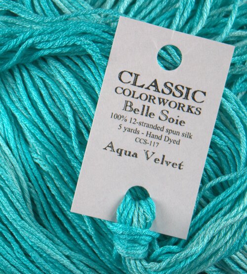Aqua Velvet (CCS-117) - Belle Soie Silk Floss