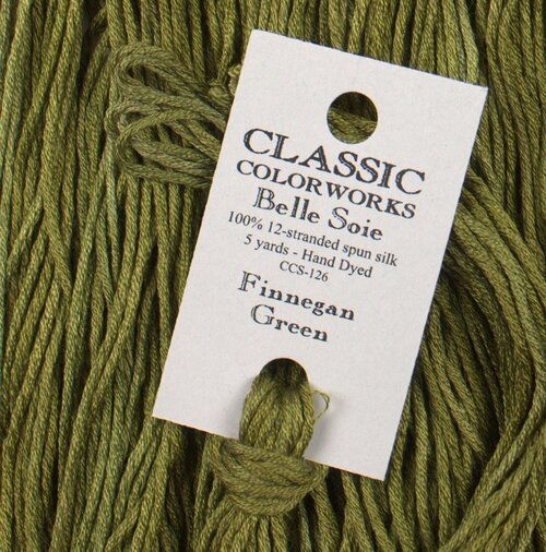 Finnegan Green (CCS-126) - Belle Soie Silk Floss