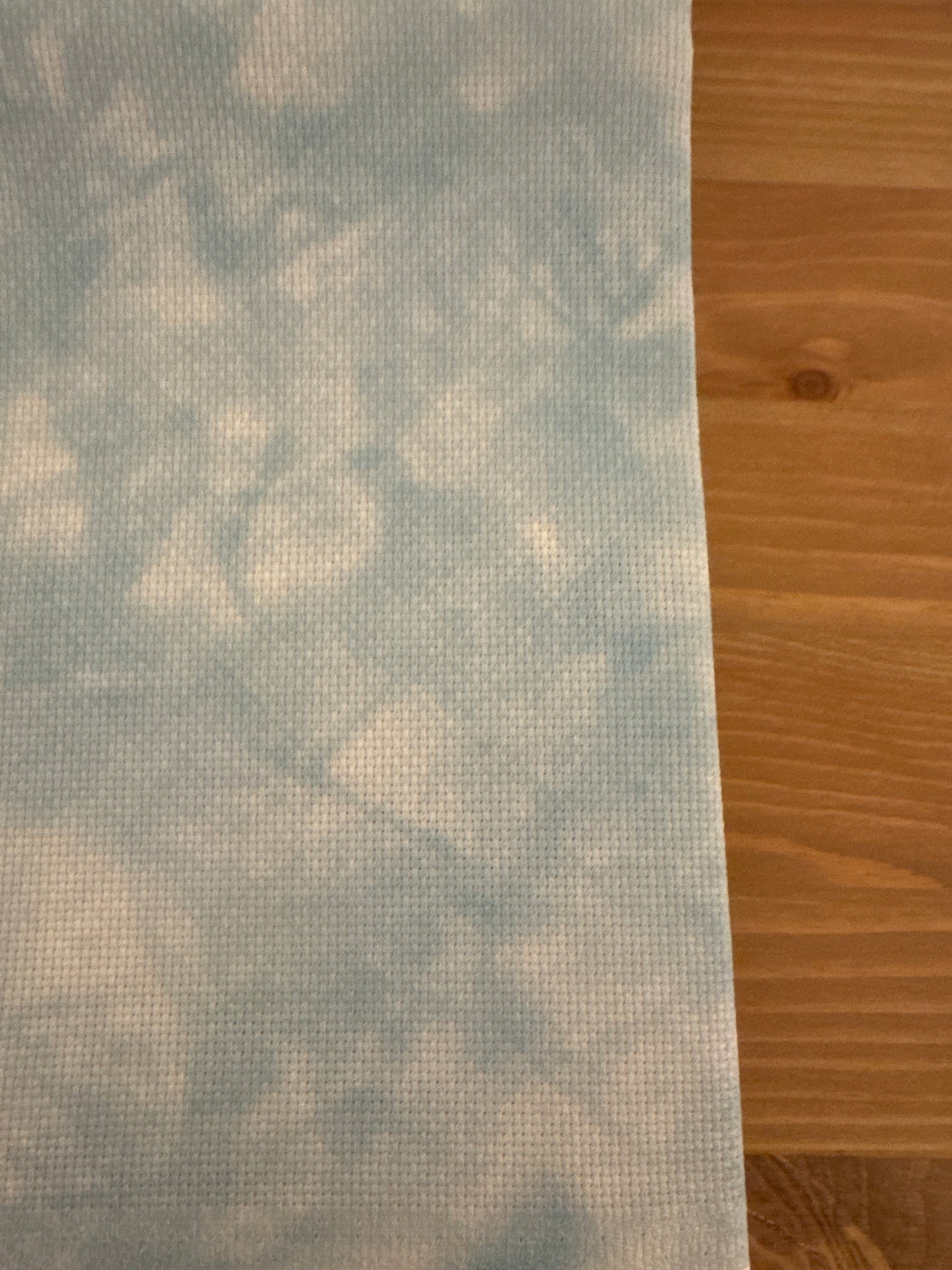 16 Count Aida Smokey Blue Fabric by Fabric Flair