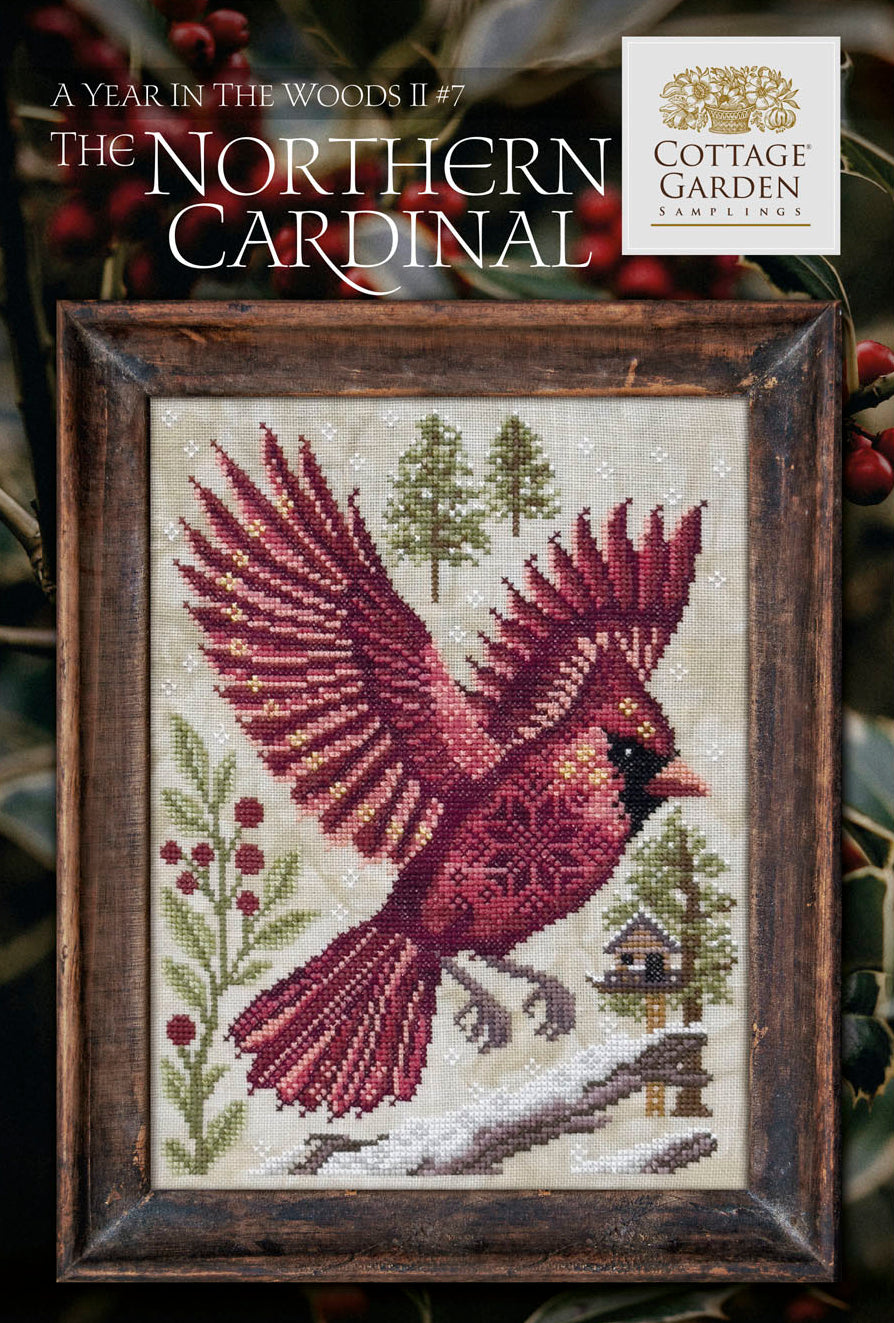 The Northern Cardinal - A Year In The Woods II - Cottage Garden Samplings