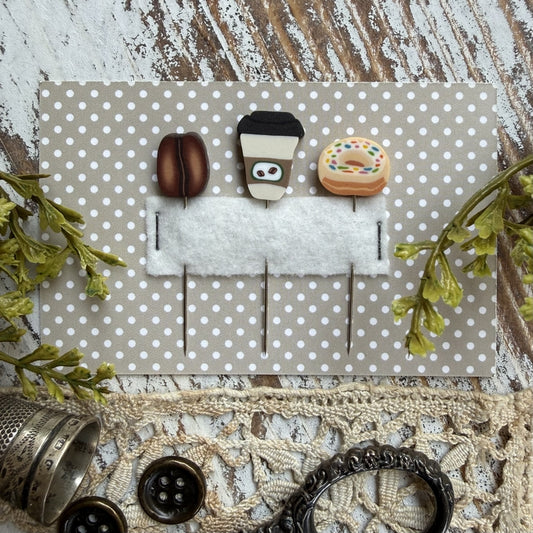 Coffee Pin Set - Puntini Puntini - 2026 Needlework Marketplace PREORDER
