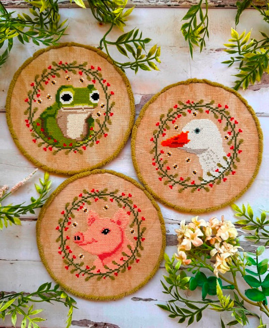 Countryside Animals Trio - Puntini Puntini