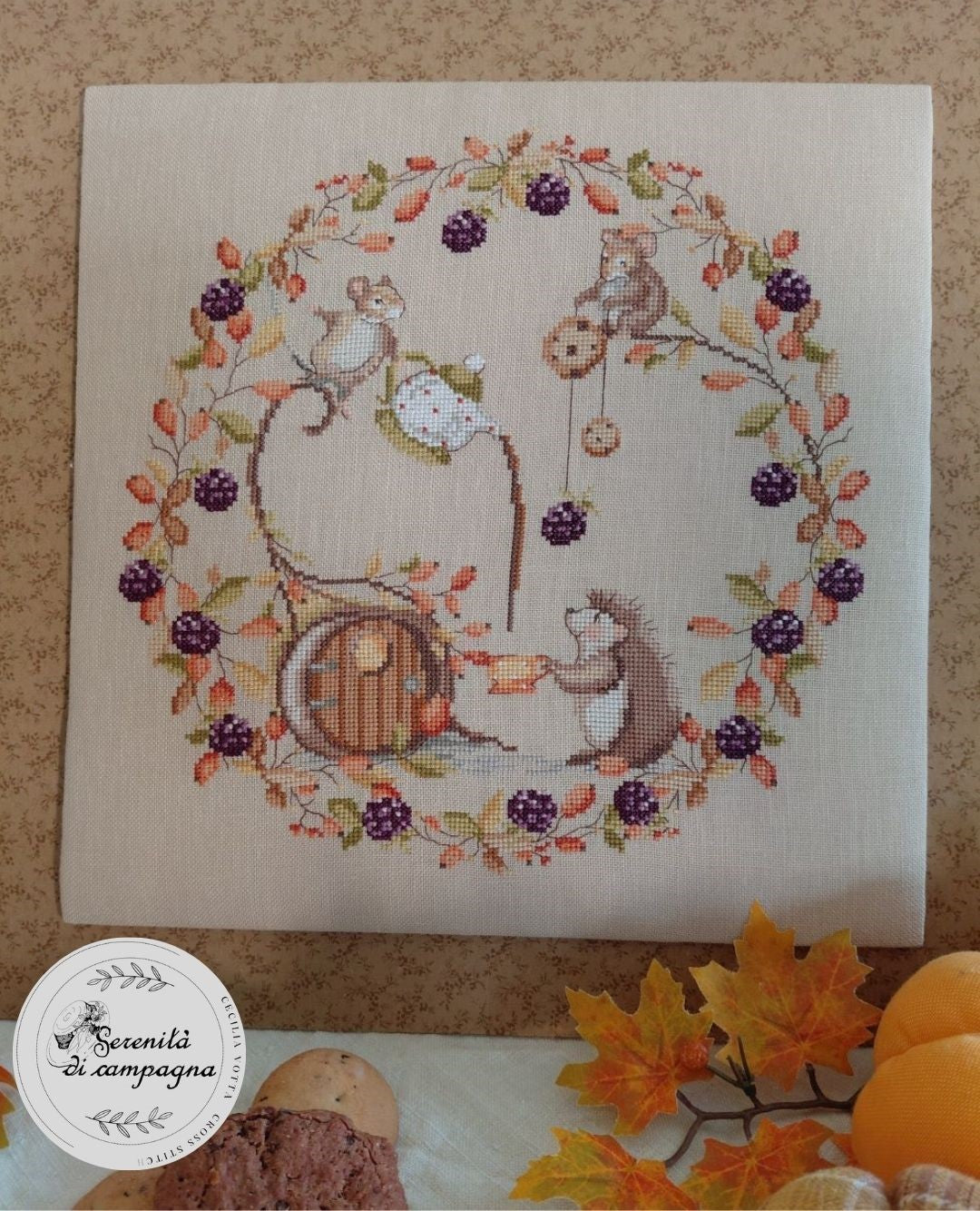 Spuntino Nel Bosco (Snack in the Woods) - Serenità di Campagna - 2026 Needlework Marketplace PREORDER