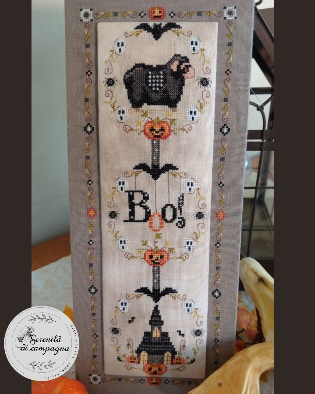 Boo! - Serenità di Campagna - 2026 Needlework Marketplace PREORDER