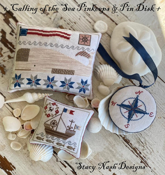 Calling of the Sea Pinkeeps & Pin Disk - Stacy Nash Designs