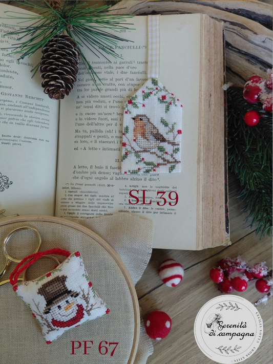 Christmas Snowman Scissor Fob Kit - Serenita di Campagna