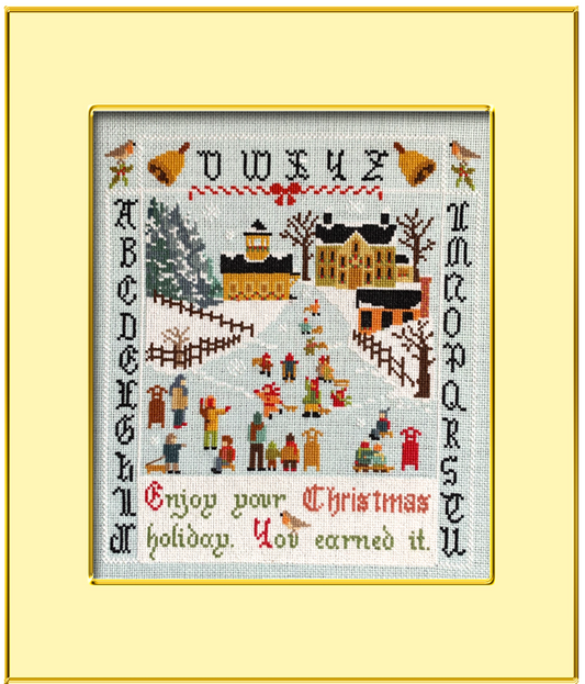 Christmas Break - Twin Peak Primitives - 2026 Needlework Marketplace PREORDER